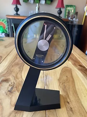 RHYTHM Pendulum Desk Clock~Keeping Time~Missing The Pendulum~Mid Century Modern • $24.99