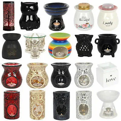 £9.85 • Buy Oil Burner Wax Warmer Various Ceramic Designs Scent Oil Wax Melts Fragrance Gift