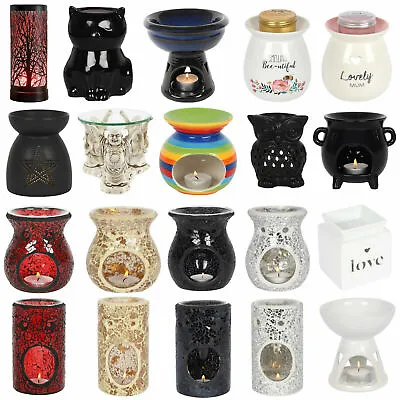 Oil Burner Wax Warmer Various Ceramic Designs Scent Oil Wax Melts Fragrance Gift • £3.40