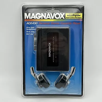 Magnavox Personal Stereo Casette Player AQ6490 ~ Brand New ~ Vintage Walkman • $43