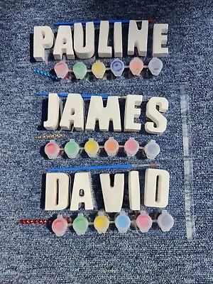 Paint Your Own Name Gift Party Bag Christmas Eve Box Children's Activities  • £6