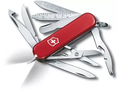 Swiss Army 0.6386-x4  Red Midnite  Minichamp Victorinox Multi Tool Pocket Knife • $76.99
