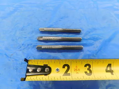 New Lot Of 3 Gtd 1/4 28 Nf Gh3 Hss Bottoming Tap 3 Straight Flute .25 Usa Made • $34.99