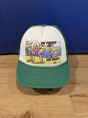 Vintage 1988 Golf Snapback Trucker Hat • $12.99