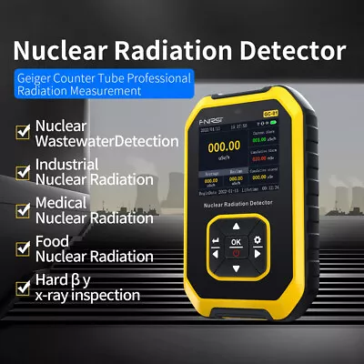 $46.99 • Buy Geiger Counter Tube Nuclear Radiation Detector X-Ray β γ Dosimeter Monitor S8O9