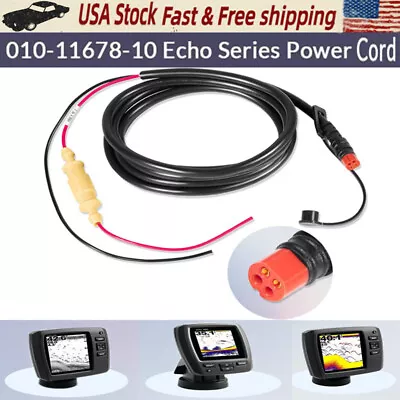 Replace For Garmin 010-11678-10 Echo Series Power Cable 6 Ft. (1-4/5 M) 4-Pin • $18.90