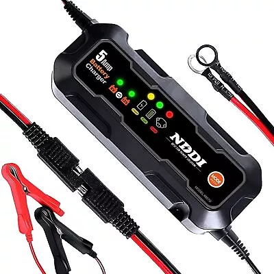 NDDI Car Battery Charger 6V 12V 5A Quick Smart Trickle Battery Charger For Mot • £39.45