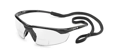 Gateway Conqueror 2.5 Clear Bifocal Reader Safety Glasses Magnifier W Cord Z87+  • $11.69