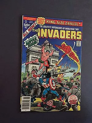 Invaders Annual 1 Raw 9.4 Bronze Age Key Marvel Comic I.G.K.C. L@@K • $99.95