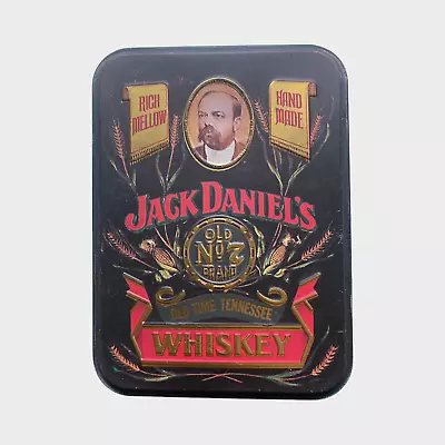 Large Vintage Jack Daniel's Old No 7 Whiskey Hinged Tin Embossed 1906 No Bottles • $14.40