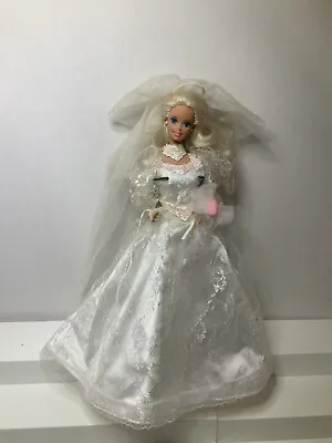 Barbie Doll Vintage 1989 Mattel Wedding Fantasy Bride 80s Bridal • $15