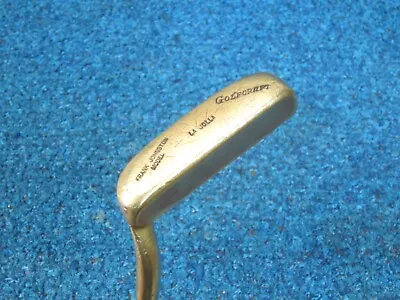 Golfcraft Frank Johnson La Jolla Brass Putter 1937 • $12.95