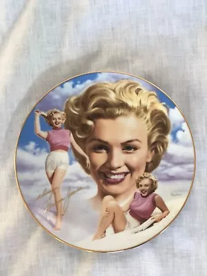 Hamilton Plate Collection The Girl Next Door Norma Jean Marilyn Monroe #0849C -2 • $22.90