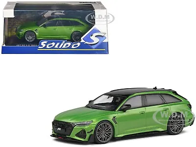 2022 Audi Abt Rs 6-r Jave Green 1/43 Diecast Model Car By Solido S4310705 • $27.99