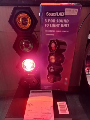 £22 • Buy DJ SoundLab 3 Pod Light Unit