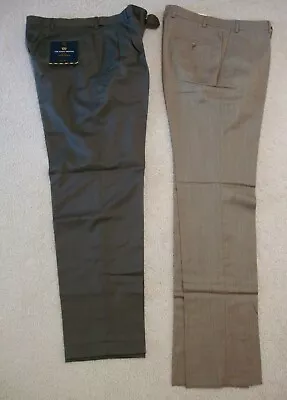 Lot Of 2 Hart Schaffner Marx & Club Room Men's Wool Dress Pants Variety Color&Sz • $39.99