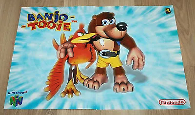 Banjo Tooie Nintendo 64 / Pokemon Very Rare Small Retro Poster 30x42cm • $35.92