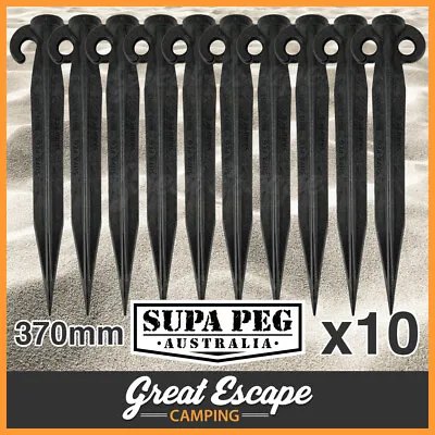 $39.90 • Buy Supa-Peg 370mm Sand Peg 10 Pack  LARGE Head Australian Made