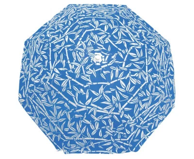 $29.68 • Buy Mirage Bamboo Beach Umbrella Outdoor Shade Sun Protection Shelter 1.8m Blue