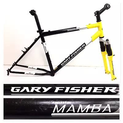 Gary Fisher Mountain Mamba Bike Frame Chromoly With Suntour Suspension Fork 17  • $95