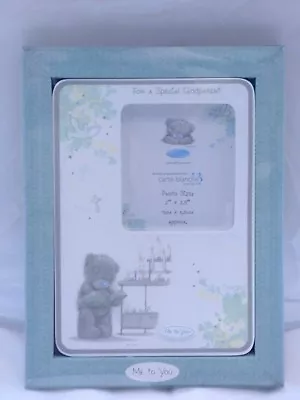 £7 • Buy Me To You   For Special Godparents   Porcelain Photo Frame - New & Boxed  
