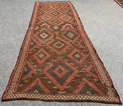 Hand Knotted Vintage Suzani Kilim Kilm Wool Area Rug 6.5 X 2.3 Ft (2388 PEW) • $10.03