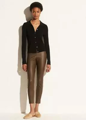 VINCE Leather Stitch Front Legging Pull-On Skinny Pants NWT $995 Size XS • $199.99