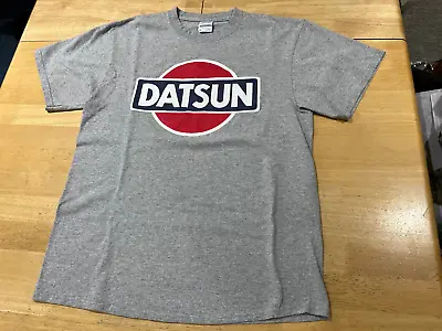 Vintage DATSUN Logo GRAY Tshirt  - Mens Sz M • $10.75