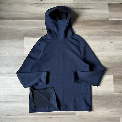 Nike Sportswear Tech Fleece Funnel Neck Hoodie Blue 805214-473 Men's Large  • $39.99