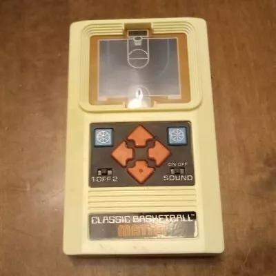 Mattel Classic Basketball Handheld Electronic Game Console * • $20