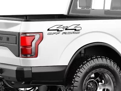 Set Of 2 4x4 OffRoad Truck Bed Decal Vinyl Stickers Compatible With Ford F150 • $13