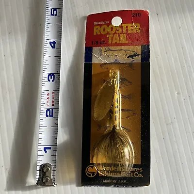 Vintage Worden’s 1/6 Oz Rooster Tail 210 WHCD RT Spinner Fishing Lure NEW IN BOX • $4.74