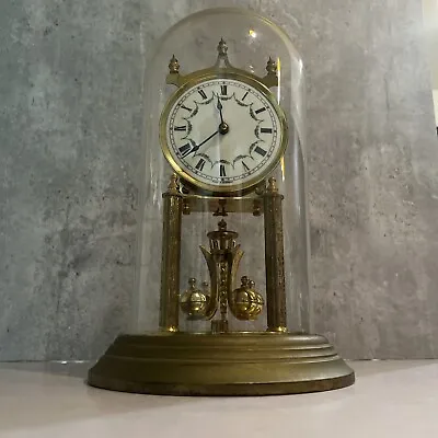 🤔🤔Antique OLD 400 DAY GERMAN ANNIVERSARY CLOCK As Pictures🤔🤔 • $167.06
