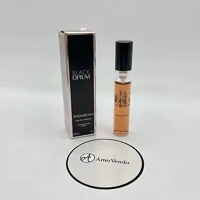 Yves Saint Laurent YSL Black Opium Eau De Parfum EDP 0.1oz 3mL Spray Travel New • $13.56