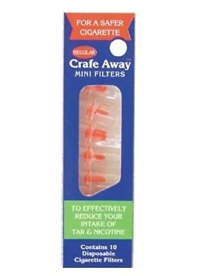 Crafe Away Mini Cigarette Smoking Filters • £4.49