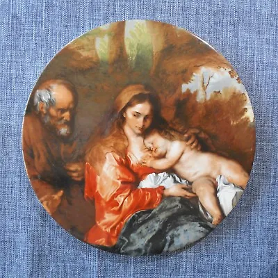 H & R Johnson Round Tile Trivet From ENGLAND Classical Painting Anthony Van Dyck • $9.99