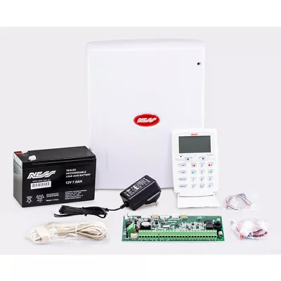 NESS D8XLCD 8 Zone Alarm Panel & Dialler LCD Keypad  Supplied With Keypad Plug • $346