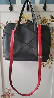 DESIGUAL Hamar Cougar Reversible Crossbody Tote Red And Black Limited Edition  • $52.99