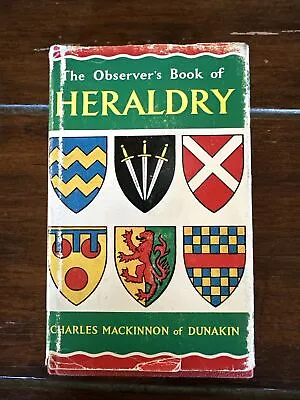 The Observers Book Of Heraldry Charles McKinnon Of Dunakin 1968 VTG Pocket • £6.73