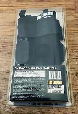 McDavid 428R Pro Stabilizer Knee Support Brace Geared Polycentric Hinges Black M • $29.95
