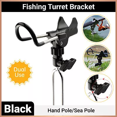 Fishing Rod Bracket Setter Pole Stand Hook Holder Rack Tip-Up Ground Fishing Rod • $14.99