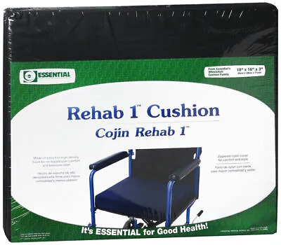 Rehab 1 Cushion 18 X 16 X 3 Inch Essential Medical Supply • $30.76