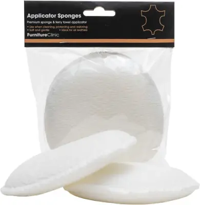 Furniture Clinic Applicator Sponges | 2x Microfibre Cloth Pads For... • £11.90