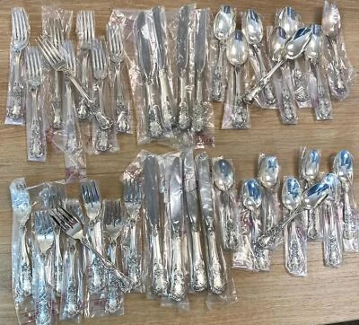 $2627 • Buy Gorham Buttercup Sterling Silver 5pc 8 Place Settings 40pc No Mono