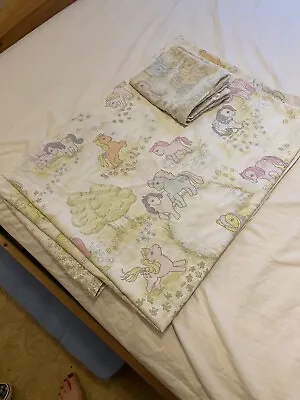 Vintage My Little Pony Duvet Cover And Pillow Case  • £60