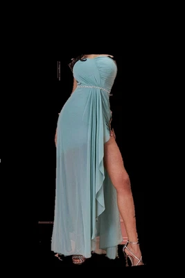 £18 • Buy GODDIVA BARDOT CHIFFON MAXIBrand New With Tags Size 14