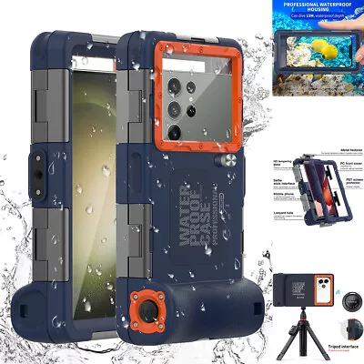 Waterproof Diving Case Cover For IPhone 15 14 13 12 Pro Max Samsung S23 S22 S24+ • $51.99