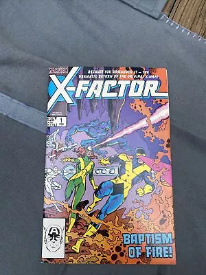 X-Factor #1 (1986 Marvel) Newsstand Edition Origin/1st App Of X-Factor Team • $7.99