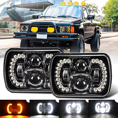 $89.99 • Buy For Toyota Pickup 82-95 Tacoma Hardbody Celica 5x7  7x6 Inch LED Headlights Pair