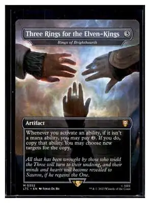 MTG Lord Of The Rings Commander #352 Three Rings For The Elven-Kings Mythic (C) • $7.99